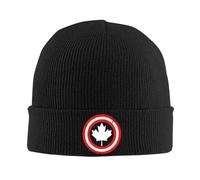 IRUHHGU Capitan Canada Foglia Bianca Cappello Lavorato A Maglia Berretti Cappelli Invernali Caldo Unisex Casual Capitano America cap per Uomini Donne Regali