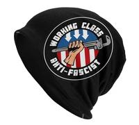 IRUHHGU Classe Operaia Anti Fascist cap Hip Hop Adulto Outdoor Skullies Berretti Cappello Primavera Caldo Cofano Multifunzionale
