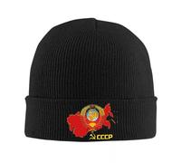IRUHHGU Comunismo CCCP URSS Cappelli Beanie Russi Falce E Martello Cappello Lavorato A Maglia KPOP Head Wrap Femminile Maschile Berretti Autunno Fresco Bonnet Cappelli