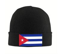 IRUHHGU Cuba Bandiera Nazionale Cubana Cappelli Lavorati A Maglia per Le Donne degli Uomini Berretti Autunno Inverno Cappello Caldo Melone cap