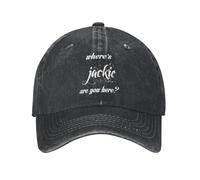 IRUHHGU Dov'è Jackie Sun Berretto da Baseball da Uomo Cappelli Hip Hop Personalizzati da Te Estivi Y2k Cool Outdoor Gym Regolabili Cappellini da Baseball