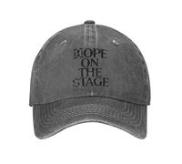 IRUHHGU J-Hope Hope On The Stage World Tour Unisex Cappellini da Baseball Distressed Washed Caps Cappello retrò Outdoor Summer Regolabile Cappellino da Sole