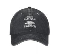IRUHHGU Mai Sottovalutare Un Vecchio con Un Trattore Cappelli da Baseball Cappelli da papà Berretto da Baseball Regolabile per Uomo Donna Cappello da Cowboy