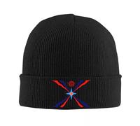 IRUHHGU Personalizzato Bandiera Assira Bonnet Cappello Fresco Cappello A Maglia Uomo Donna Unisex Arameo Orgoglioso Caldo Inverno Skullies Berretti Berretti