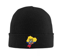 IRUHHGU Personalizzato Ecuador Bandiera Mappa Bonnet Cappelli Hip Hop Cappello A Maglia per Gli Uomini delle Donne Caldo Inverno Ecuadoriano Orgoglioso Skullies Berretti Berretti