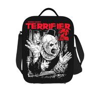 IRUHHGU Poster di Film terrificante Personalizzato ++ Tote Bag per Il Pranzo Isolato per Le Donne Dispositivo di Raffreddamento Portatile Cibo Termico Lunch Box Campeggio all'aperto Viaggio