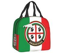 IRUHHGU Sardegna Quattro Mori Tote Bag Pranzo Isolata da Donna Bandiera della Sardegna Refrigeratore Portatile Bento Box Termico Bambini Scuola Bambini