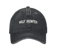 IRUHHGU Vintage Divertente Dattilografia Milf Hunter Berretti da Baseball Uomo Donna Distressed Lavato Snapback Cappello Outdoor Estate Regolabile Cappelli cap
