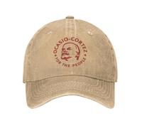 IRUHHGU Vintage Ocasio-Cortez Vladimir Lenin Socialismo Berretto da Baseball Unisex Distressed Snapback CCCP URSS Marxismo Outdoor Cappello Regolabile