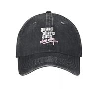 IRUHHGU Vintage San Andreas GTA Vice City Cappellini da Baseball Unisex Distressed Denim Snapback Cappello Outdoor Allenamenti Cappelli cap