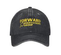 IRUHHGU Vintage Search Forward Osservazioni Gruppo Nebbia Berretto da Baseball Unisex Distressed Denim Snapback Cappello Allenamenti all'aperto Regalo Caps Cappello