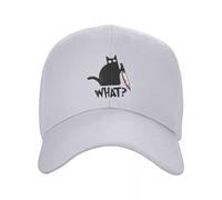 IRURYSHH Personalizzato Classico Divertente Nero Che Cosa Berretto da Baseball Donna Uomo Regolabile Unisex Cappello da papà Cappello da Sole All'aperto
