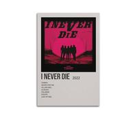 IRUWQUP I Never Die by (G) I-DLE Poster artistico da parete su tela estetica con musica e film, pittura decorativa per soggiorno e camera da letto, 20 x 30 cm, senza cornice