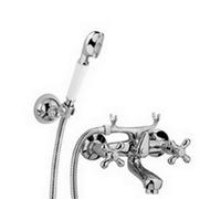 IRV025CR Gruppo vasca esterno lusso con doccia duplex IRIS PAFFONI