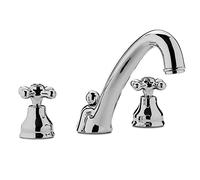Miscelatore per lavabo Paffoni Iris con scarico automatico cromato IRV055CR