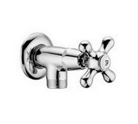IRV206CR Rubinetto snodo 1/2 x3/4 con rosone IRIS PAFFONI
