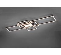 IRVINE PLAFONIERA LED 60W 7100lm, 3000 - 6500 3 RETTANGOLI ANTRACITE CON LUCE CENTRALE CON TELECOMANDO MULTIFUNZIONE REGOLAZIONE INTENSITA' E TEMPERATURA DI COLORE DELLA LUCE L.105CM