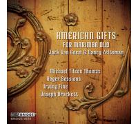 Irving Fine Jack Van Geem & Nancy Zeltsman: American Gifts for Marimba Duo (CD)