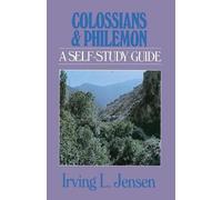 Irving L. Jensen Colossians and Philemon (Tascabile) Bible Self Study Guides