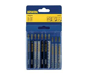 IRWIN 10505817 Set 10 Lame Miste Per Seghetto Alternativo. Metallo e Legno. Codolo a T