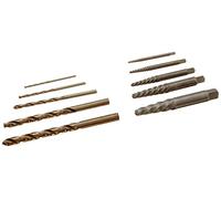 Irwin Industrial Tools 11117 Pouched Spiral flute Screw Extractors with Cobalt drill bit set, pezzi