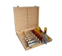 Irwin Marples M373 Bordo Smussato Scalpello Splitproof Maniglia Set, 8 Pezzi