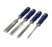 Irwin Marples M444 Bordo Smussato Scalpello Blu Chip Set Maniglia, 4 Pezzi