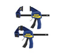 Irwin Quick-Grip Cambio Rapido™ Resistenza Media Morsetto Barra 150mm (6in) Due