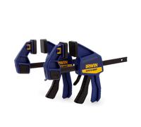 Irwin Quick-Grip Quick Change Bar Clamp 6 In 150 Mm Twin Pack T5062QCEL7