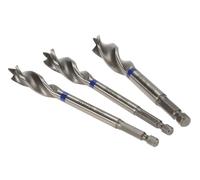 IRWIN - Set di punte per legno Blue Groove Set 3 pezzi 14 16 e 18 mm