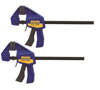 Irwin Quick-Grip Morsetti mini a una mano 150 mm (6") - Confezione 2 pezzi