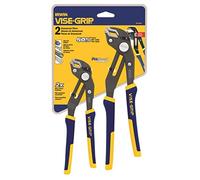 IRWIN VISE-GRIP GrooveLock Pliers Set, V-Jaw, 2 Piece, 2078709 by Irwin Tools