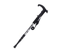 Irypulse Singolo Bastone da trekking Ultralight Durable Aviation Class Alluminio Walking Staff Antishock Regolabile Telescopico Outdoor Hicking Climbing Stick per uomini Donne e bambini Argento