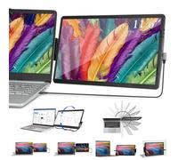 Iryreafer Estensore per schermo portatile collegabile, girevole da 11,6 pollici, monitor USB C HDMI alimentato, monitor esterno per computer portatile, telefono, Mac, Xbox, PS4