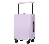 IRYZE Valigia Trolley Interfaccia USB Valigie Trolley Bagagli Ruote Universali Lucchetto A Combinazione Bagagli Da Stiva Bagaglio a Mano (Color : E, Size : 26 in)