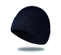 Irzaki - Berretto invernale da uomo, in pile, per attività all'aperto e per uso quotidiano, colore: Blu