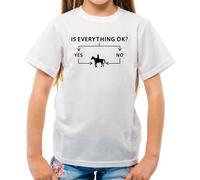 Is Everything Ok? Si O No Equitazione - T-Shirt - Cavalli Ride Jockey