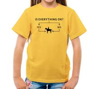 Is Everything Ok? Si O No Equitazione - T-Shirt - Cavalli Ride Jockey