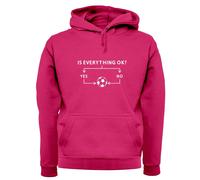 Is Everything Okay? Calcio - Adulti Felpa/Maglione - Divertente Love Player Team