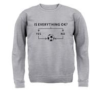 Is Everything Okay? Calcio - Bambini Felpa/Maglione - Divertente Love Player