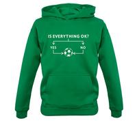 Is Everything Okay? Calcio - Bambini Felpa/Maglione - Divertente Love Player