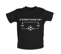 Is Everything Okay? Calcio - Bambino T-Shirt / Body - Divertente Love Player