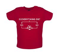 Is Everything Okay? Calcio - Bambino T-Shirt / Body - Divertente Love Player