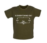 Is Everything Okay? Calcio - Bambino T-Shirt / Body - Divertente Love Player