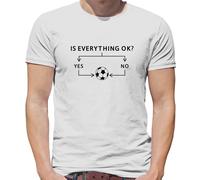 Is Everything Okay? Calcio - T-Shirt - Divertente Love Player Squadra England