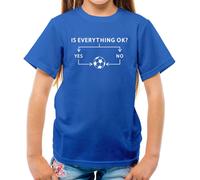 Is Everything Okay? Calcio - T-Shirt - Divertente Love Player Team England