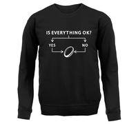 Is Everything Okay? Rugby - Bambini Felpa/Maglione - Divertente Player Lega