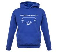 Is Everything Okay? Rugby - Bambini Felpa/Maglione - Divertente Player Lega