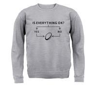 Is Everything Okay? Rugby - Bambini Felpa/Maglione - Divertente Player Lega