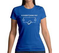 Is Everything Okay? Rugby - Donna T-Shirt - Divertente Player League Union